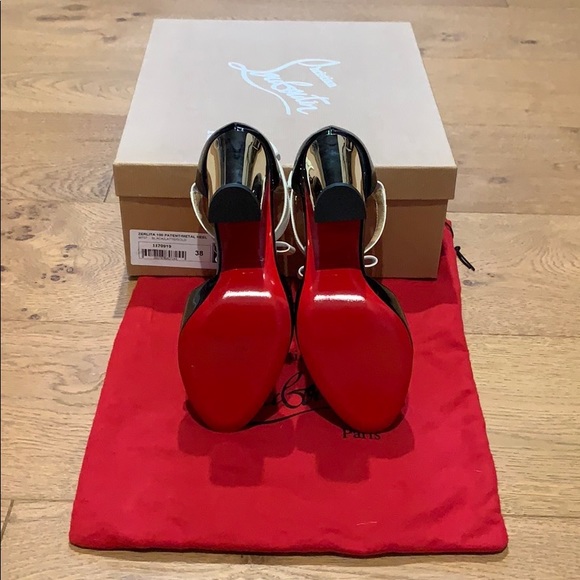 ❌[SOLD]❌Christian Louboutin Zerlita 100 Patent - Picture 4 of 8